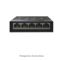 SWITCH DE 5 PUERTOS GIGABIT PARA ESCRITORIO TP-LINK LS1005G PLUG AND PLAY Y GREEN ETHERNET
