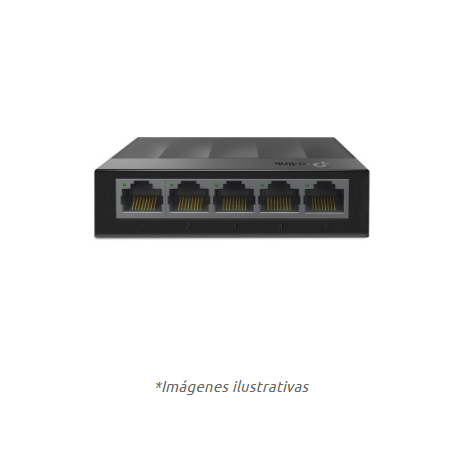 SWITCH DE 5 PUERTOS GIGABIT PARA ESCRITORIO TP-LINK LS1005G PLUG AND PLAY Y GREEN ETHERNET
