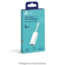Adaptador de Red USB Tipo -C a RJ45 Gigabit Ethernet (UE300C) 1 Puerto USB 3.0 ,1 Puerto 10/100/1000 Mbps RJ45 Ethernet