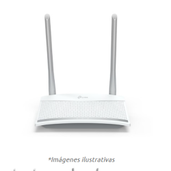 Router N 300MBPS TP-LINK TL-WR820N, 300 Mbit/s, 2,4 GHz, 2,4 GHz, Externo, 2, Blanco