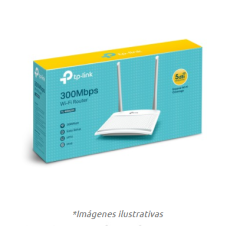 Router N 300MBPS TP-LINK TL-WR820N, 300 Mbit/s, 2,4 GHz, 2,4 GHz, Externo, 2, Blanco