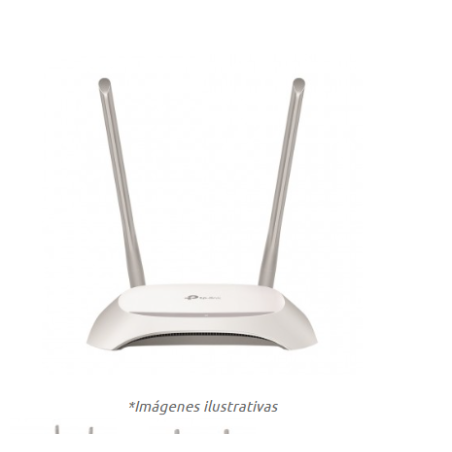 Router TP-LINK TL-WR840N, 300Mbps, 2,4 GHz, Interno, 2, Blanco
