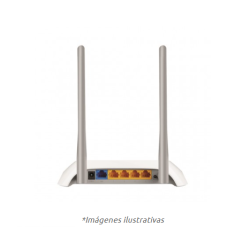 Router TP-LINK TL-WR840N, 300Mbps, 2,4 GHz, Interno, 2, Blanco