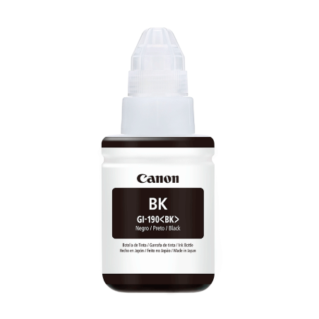 Tanque de tinta CANON GI-190 BK, Negro, Canon