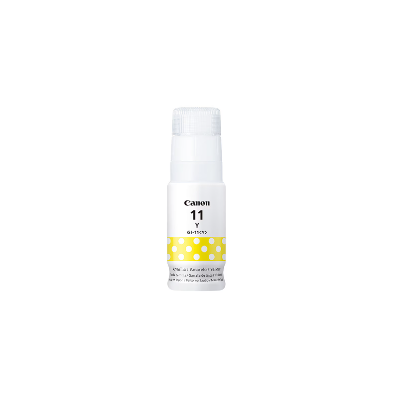 Tanque de tinta CANON GI-11 YELLOW , 7,700 paginas Tanque de tinta CANON GI-11 YELLOW , 7,700 paginas