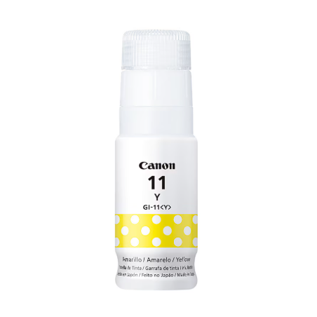 Tanque de tinta CANON GI-11 YELLOW , 7,700 paginas
