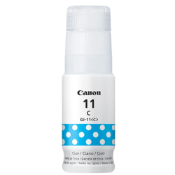 Tanque de tinta CANON GI-11 CYAN, 7,700 paginas