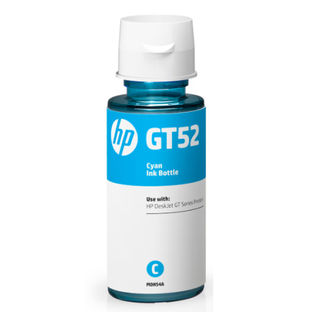 Botella de Tinta HP GT52, M0H54AL - Cian