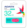 Memoria USB ADATA AUV220-32G-RGNPK, Turquesa/rosa, 32 GB, USB 2.0