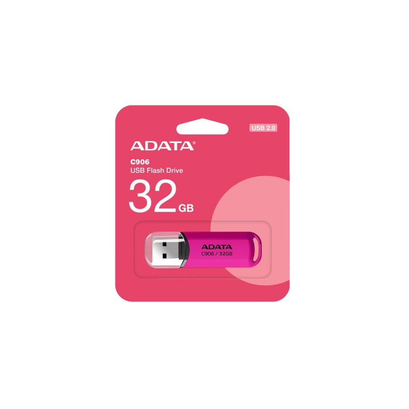 Memoria USB 2.0 de 32GB C906, diseño clásico y compacta. NP. AC906-32G-RPP Color ROSA Memoria USB 2.0 de 32GB C906, diseño clásico y compacta. NP. AC906-32G-RPP Color ROSA