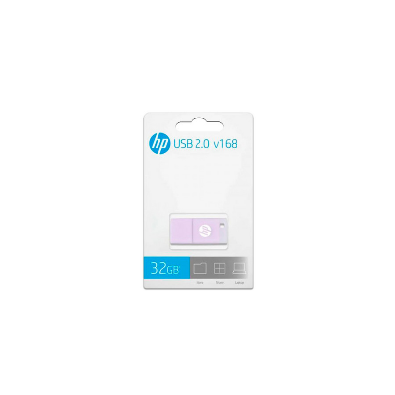 Unidad de Memoria Flash USB PNY HP v168p 32GB Color Lila USB 2.0 Unidad de Memoria Flash USB PNY HP v168p 32GB Color Lila USB 2.0