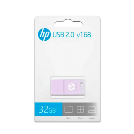 Unidad de Memoria Flash USB PNY HP v168p 32GB Color Lila USB 2.0