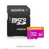Memoria SD ADATA UHS-I U1 32GB Class 10, 32 GB, 30 MB/s, 10 MB/s, Negro,