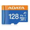 Memoria Micro SD ADATA AUSDX128GUICL10A1-RA1, 128 GB, 100 MB/s, Negro, Clase 10