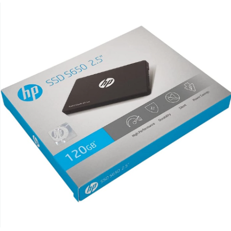 Unidad de Estado Solido (SSD) HP S650 , 120 GB, SATA 3, 2.5 pulgadas