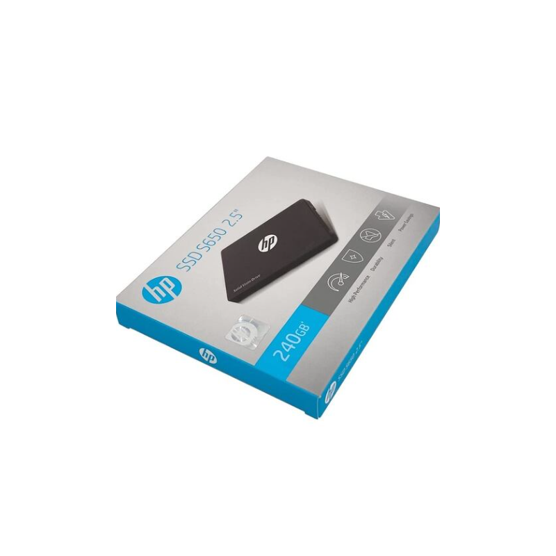 Unidad de Estado Solido (SSD) HP S650 , 240 GB, SATA 3, 2.5 pulgadas Unidad de Estado Solido (SSD) HP S650 , 240 GB, SATA 3, 2.5 pulgadas