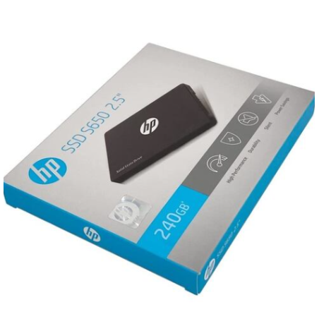Unidad de Estado Solido (SSD) HP S650 , 240 GB, SATA 3, 2.5 pulgadas