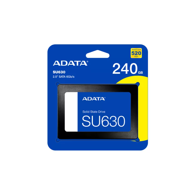 Unidad de Estado Sólido ADATA SU630 SATAIII, 240GB. N.P. ASU630SS-240GQ-R Unidad de Estado Sólido ADATA SU630 SATAIII, 240GB. N.P. ASU630SS-240GQ-R
