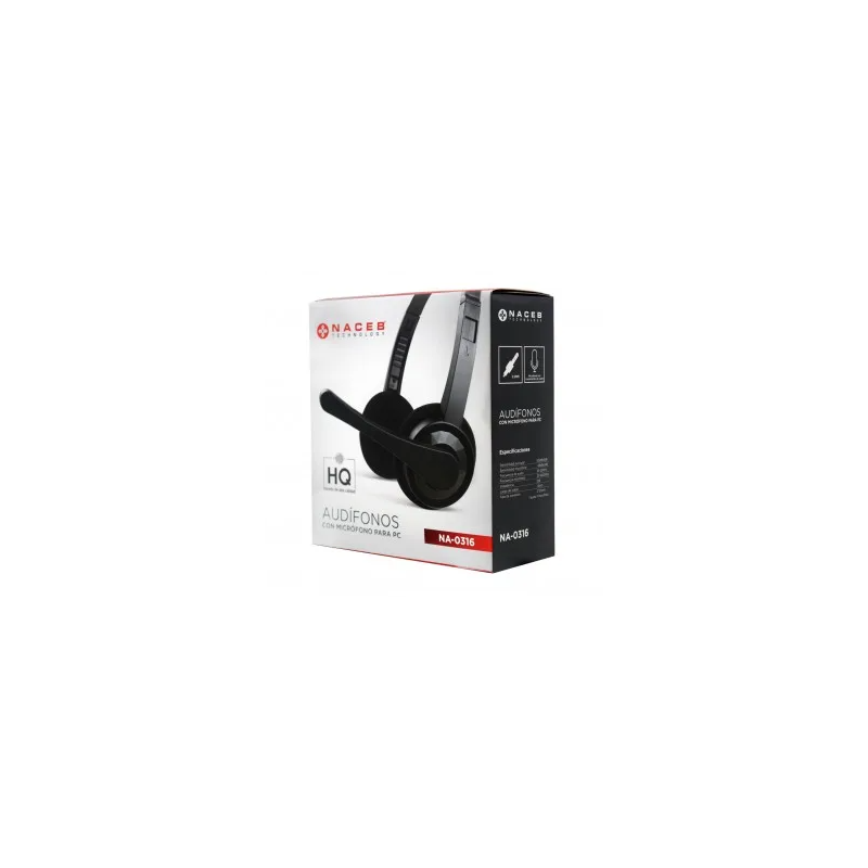 Audífono para PC NA-0316 NACEB TECHNOLOGY Audífono para PC NA-0316 NACEB TECHNOLOGY