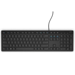 Teclado DELL 580-ADRC, USB, Negro, Alámbrico, En Español