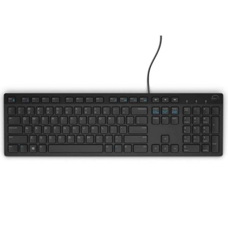 Teclado DELL 580-ADRC, USB, Negro, Alámbrico, En Español