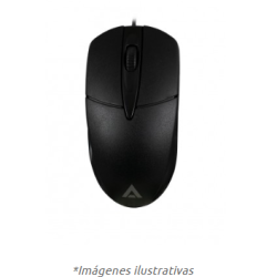 Mouse ACTECK Alámbrico USB 1200 DPI WINDOWS-LINUX Negro OPTIMIZE MH210