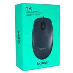 Mouse LOGITECH M90, Negro, USB, Óptico, 1000 DPI