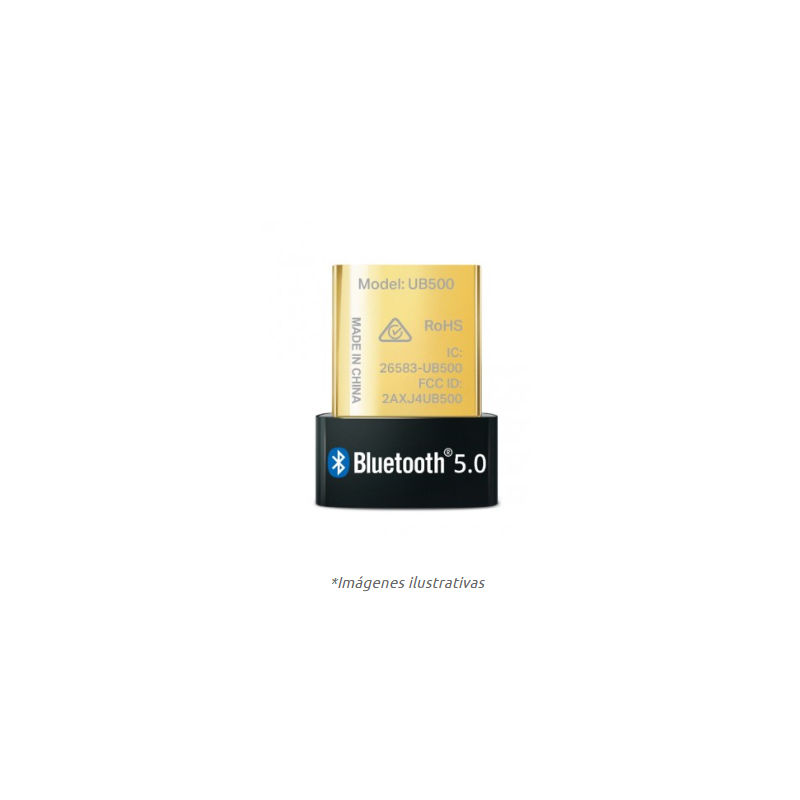 Adaptador Nano USB Bluetooth 5.0 TP-LINK UB500, USB, Negro Adaptador Nano USB Bluetooth 5.0 TP-LINK UB500, USB, Negro